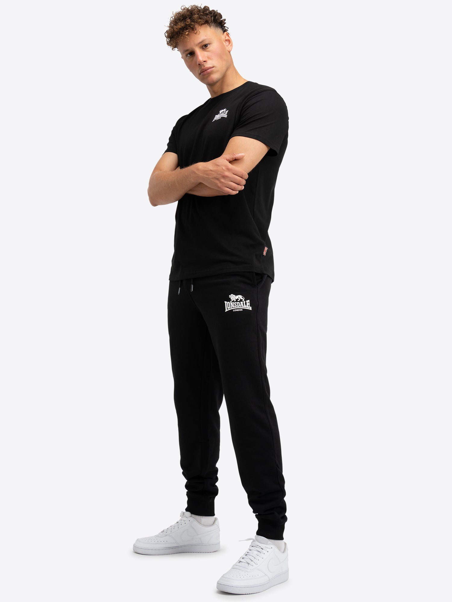  Спортивные штаны LONSDALE PILSDON Black 