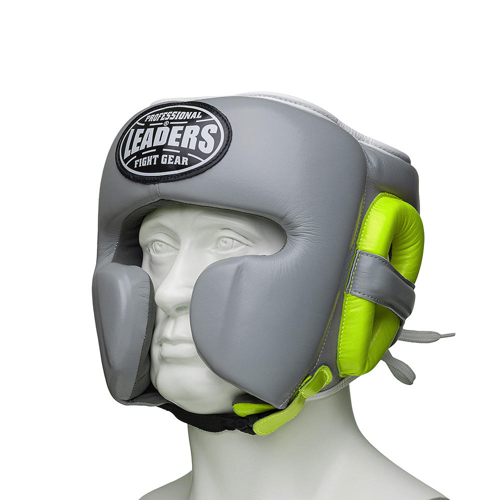  Шлем боксерский LEADERS MEX FANCY GR/GN 