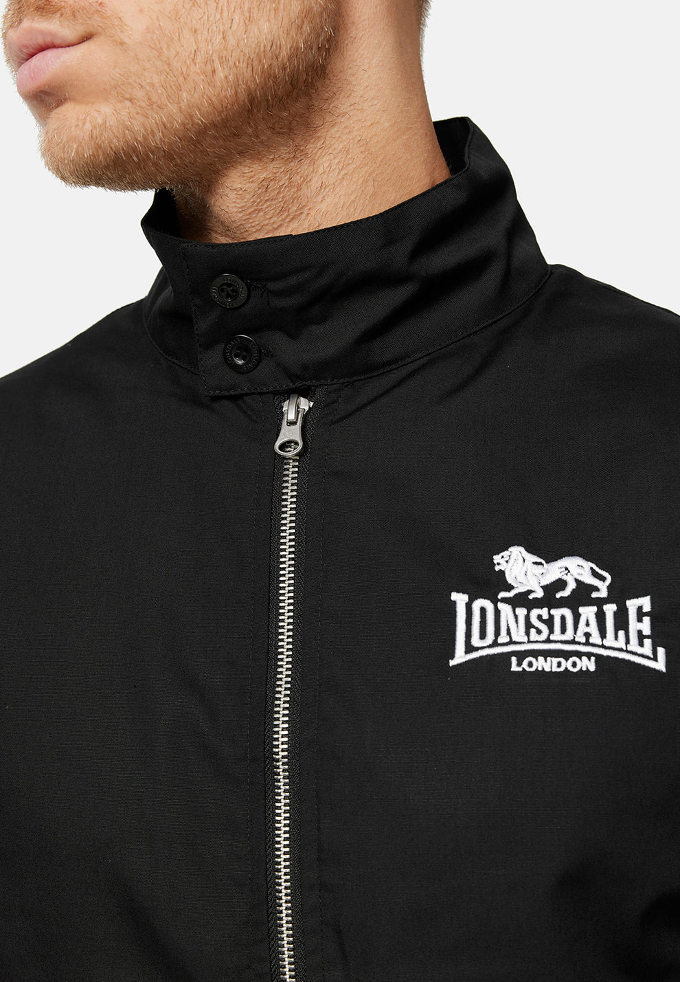  Куртка Харрингтон LONSDALE ACTON черная 