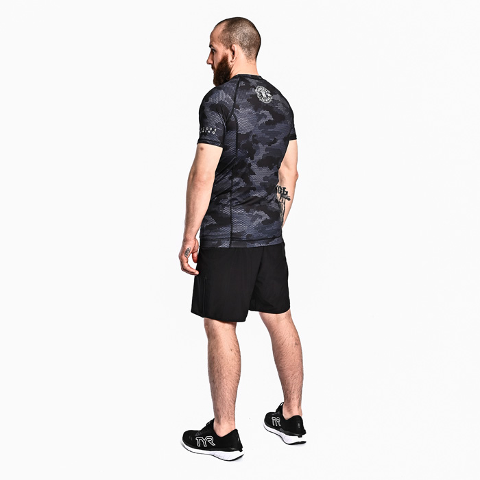 Рашгард Hardcore Training Hexagon Camo SS — фото