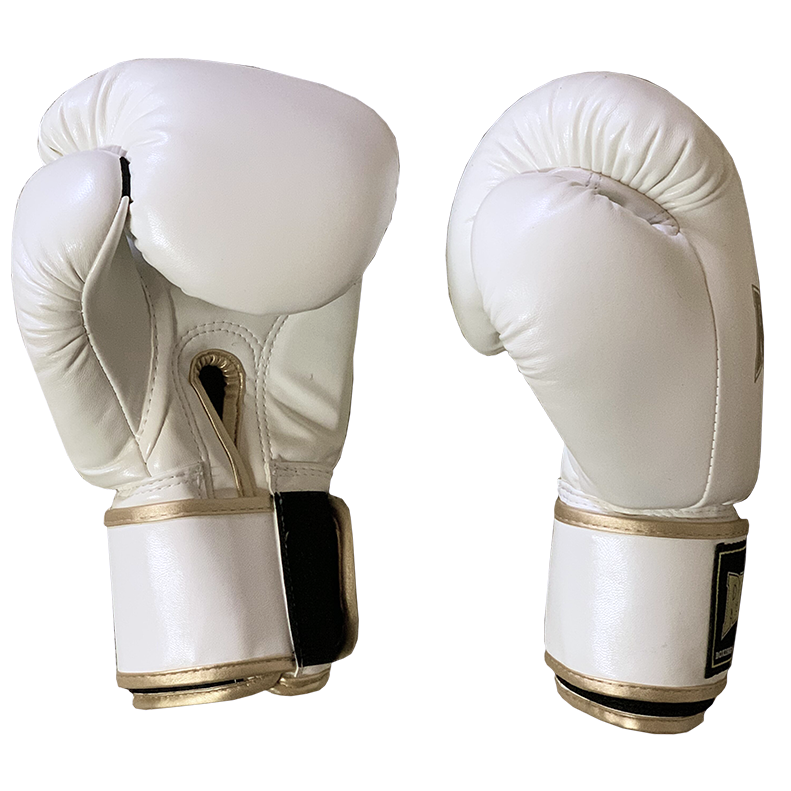  Боксерские перчатки Reyvel 80 белые 