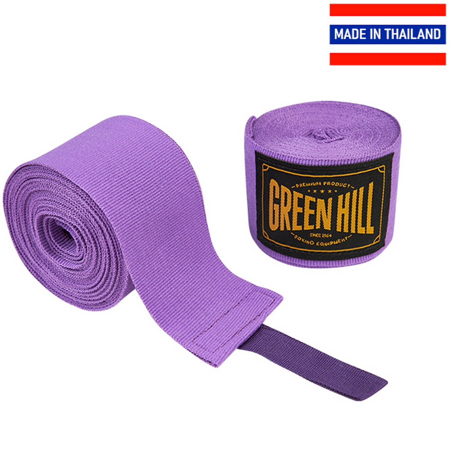  Боксерские бинты GREEN HILL Flexfit фиолетовые 