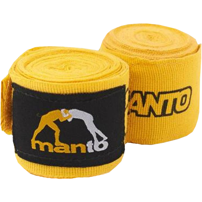  Боксерские бинты Manto Combo 450 желтые 