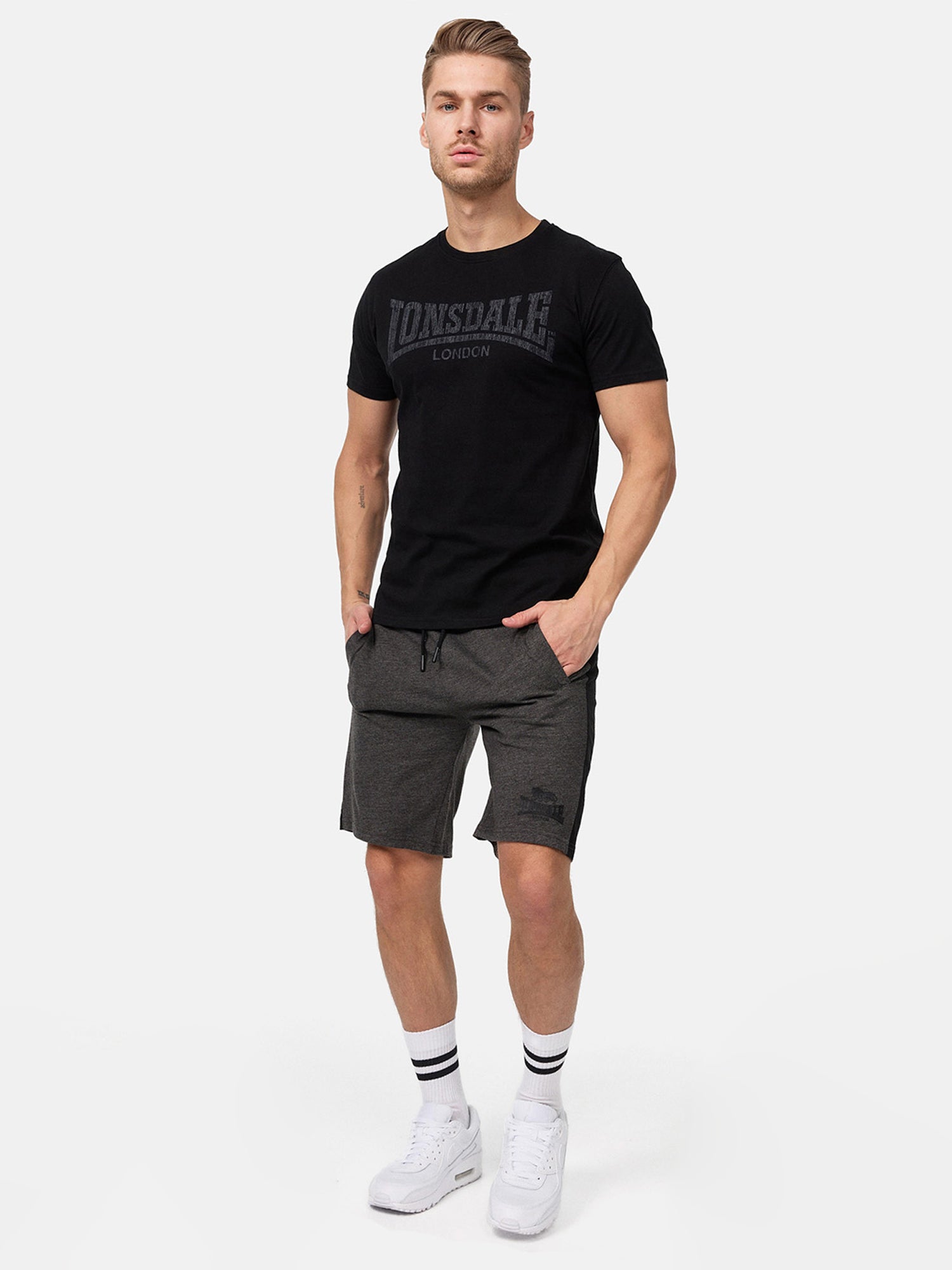  Футболка LONSDALE LOGO KAI Black 