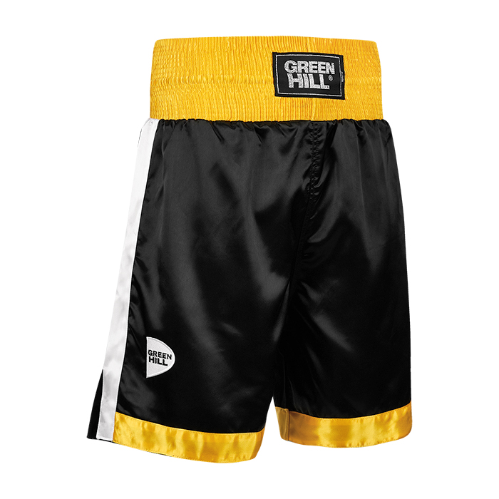  Боксерские шорты GREEN HILL PIPER чёрно-жёлтые 