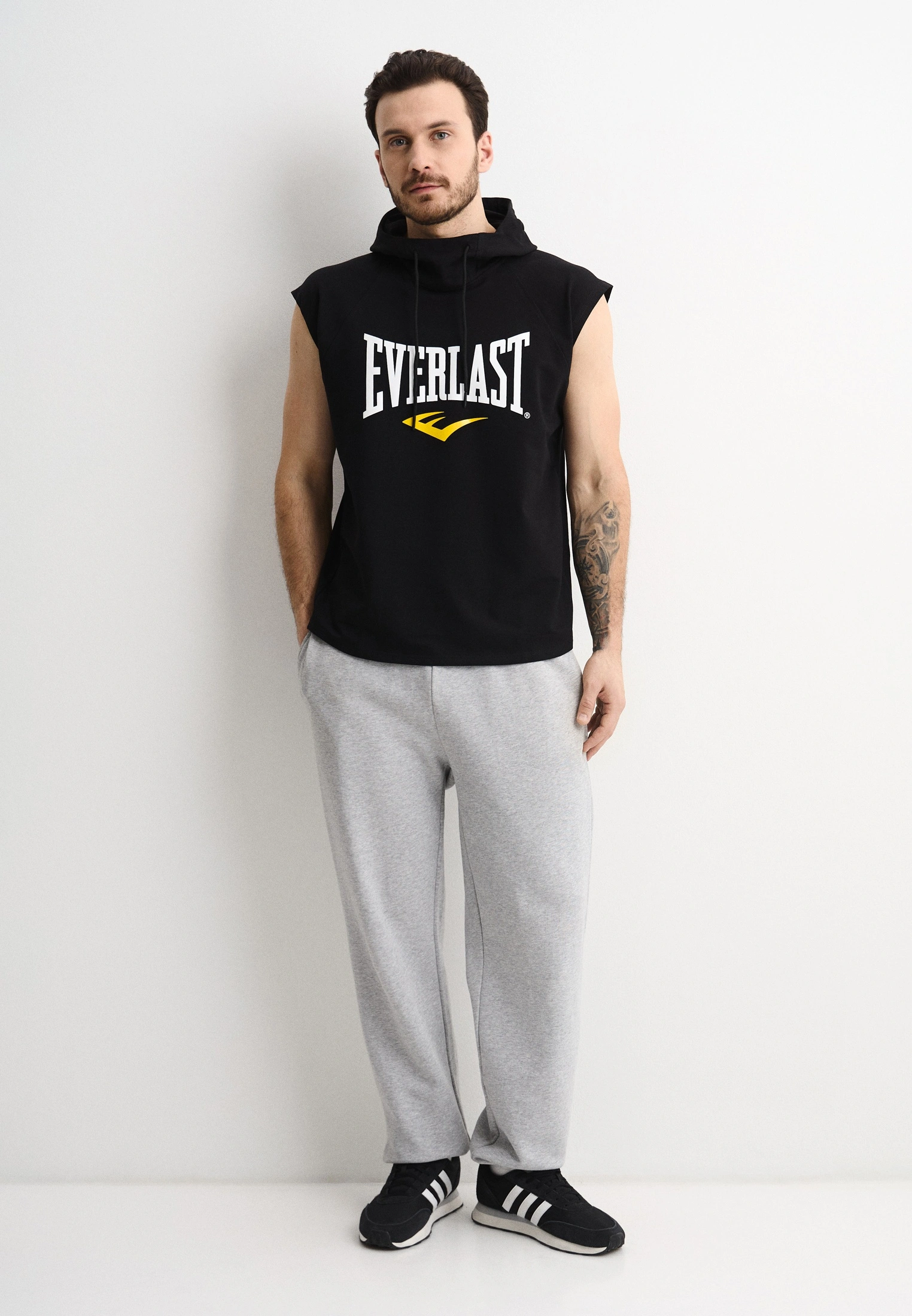  Худи без рукавов Everlast Old Classic черное 