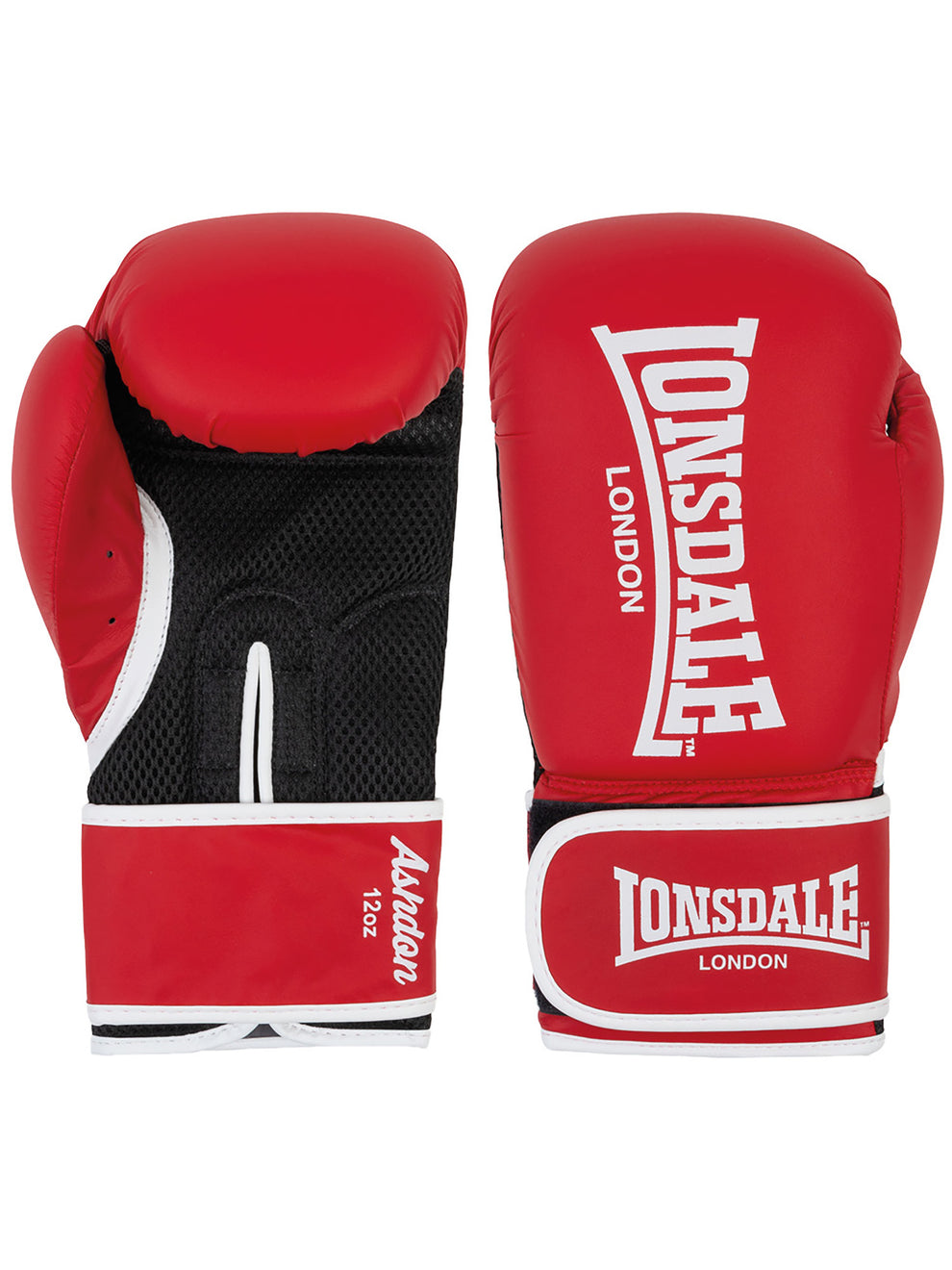  Боксерские перчатки LONSDALE ASHDON красные 