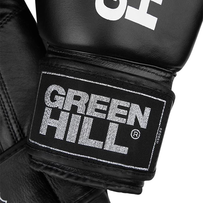  Боксерские перчатки GREEN HILL GYM черные 