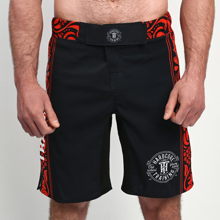  Шорты Hardcore Training Russian Pattern Black/Red 