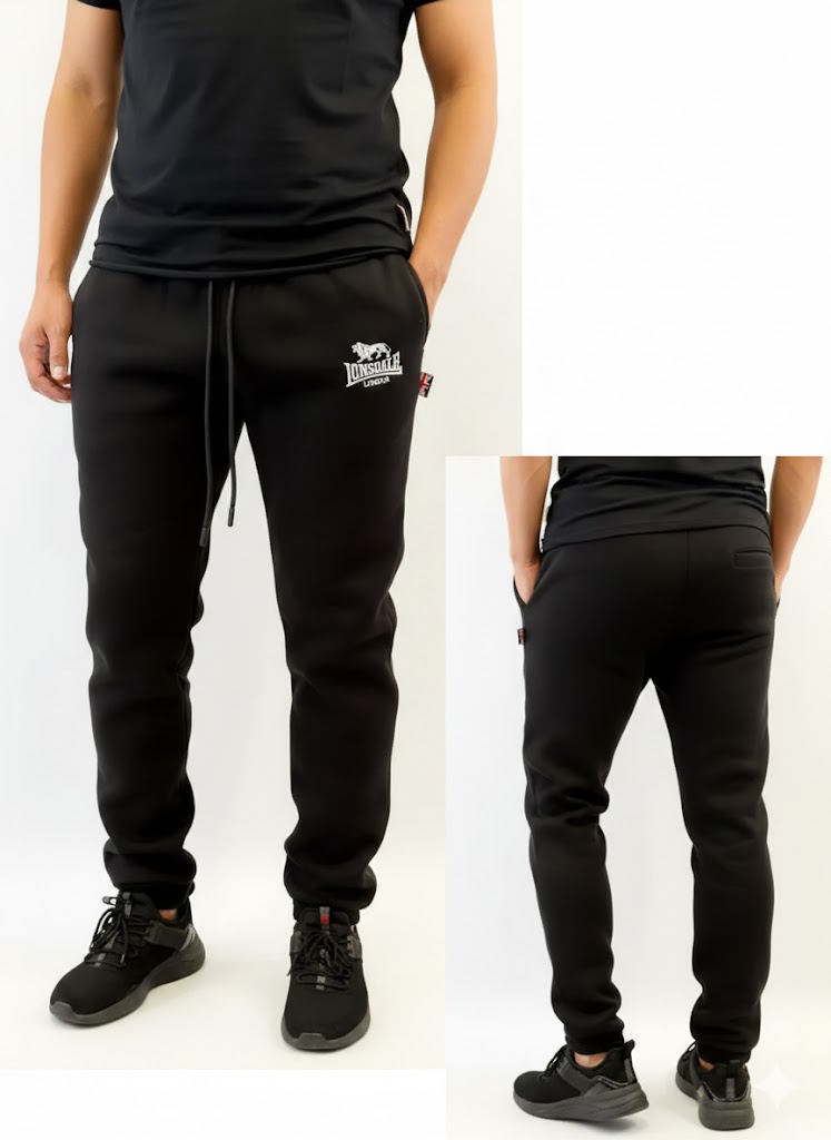  Спортивные штаны Lonsdale BK черные 