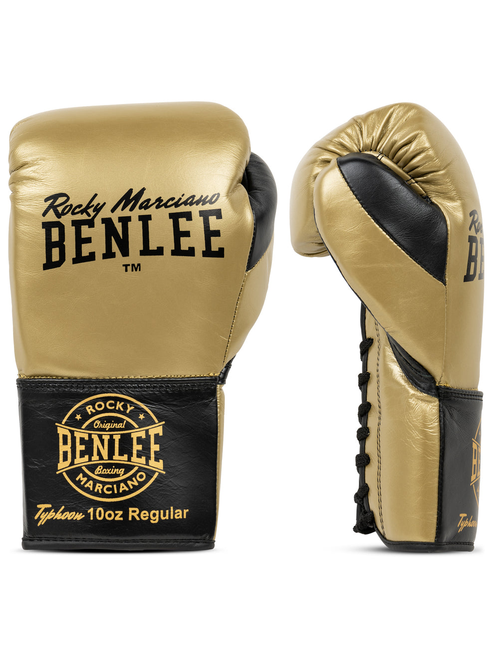  Боевые перчатки BENLEE TYPHOON Gold/Black 