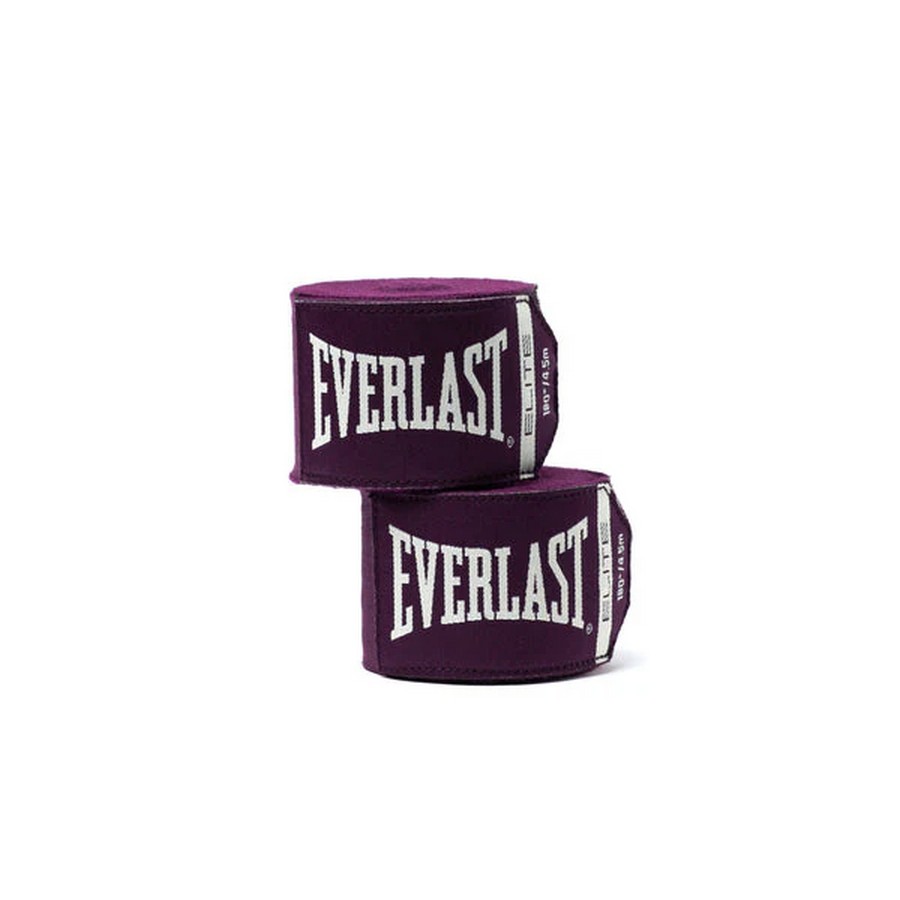  Боксерские бинты Everlast Elite фиолетовые 