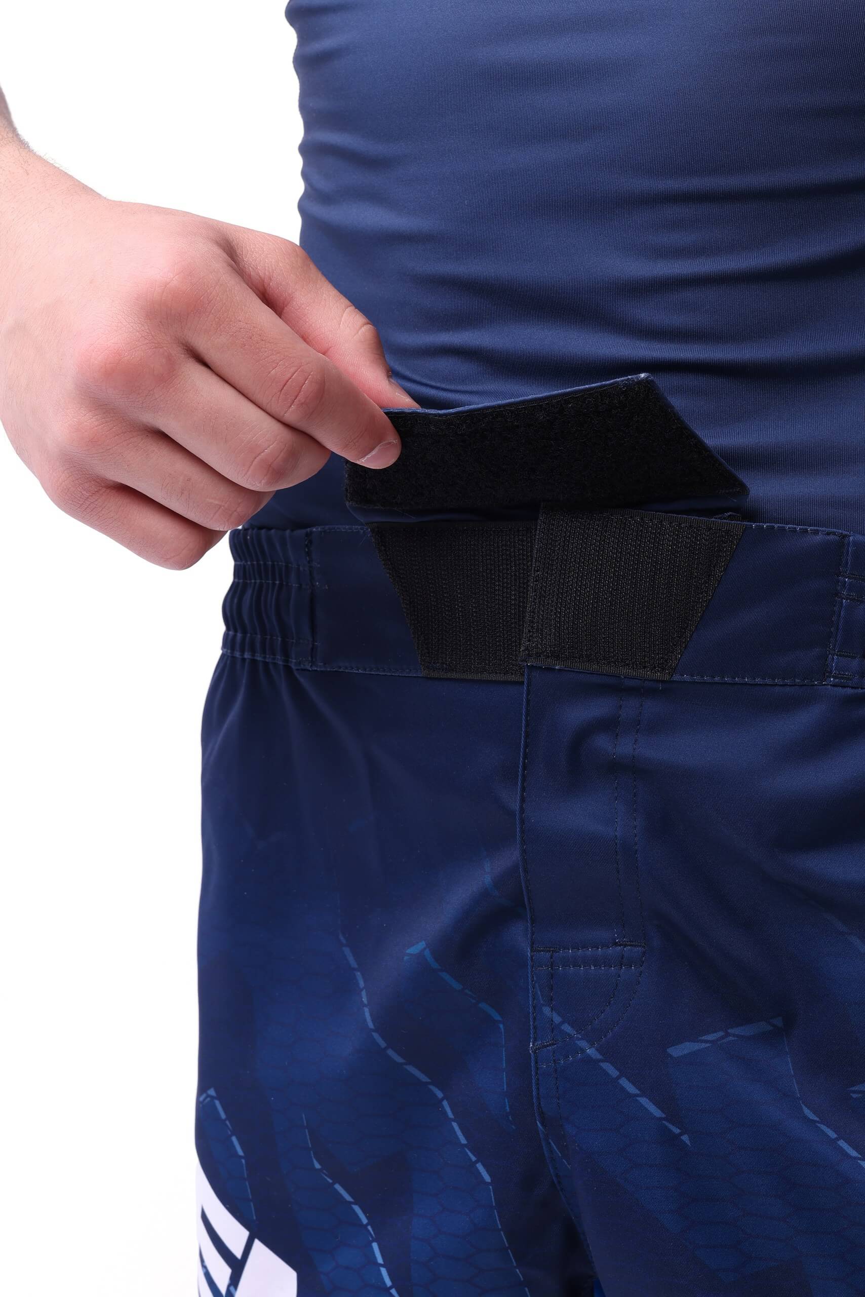  Шорты GREEN HILL СОЮЗ ММА РОССИИ синие 