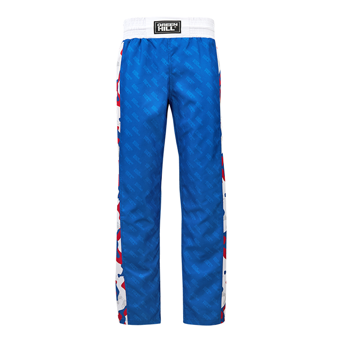  Брюки для кикбоксинга GREEN HILL KBT-2089 синие 