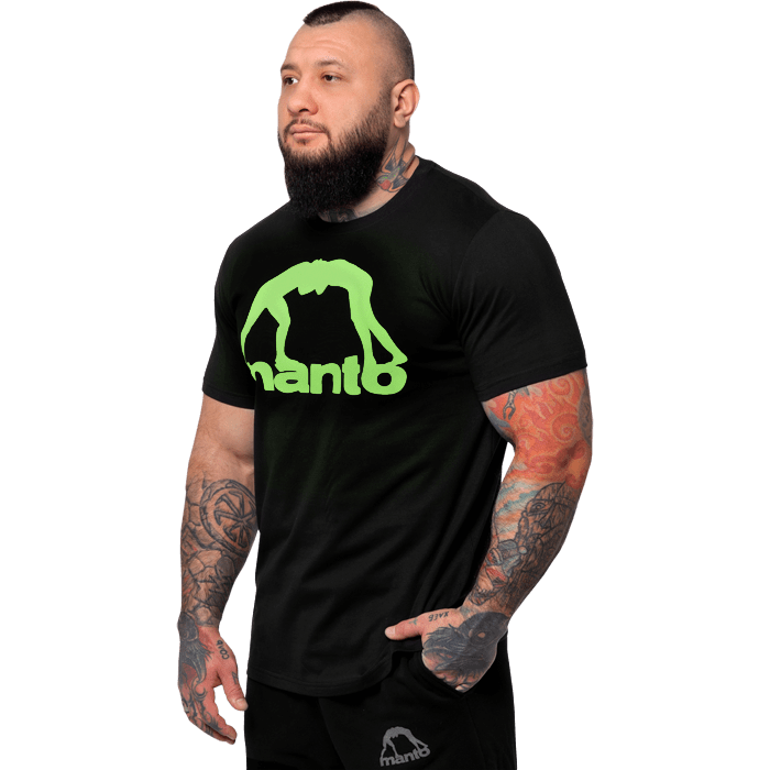  Футболка Manto Vibe Black/Neon 