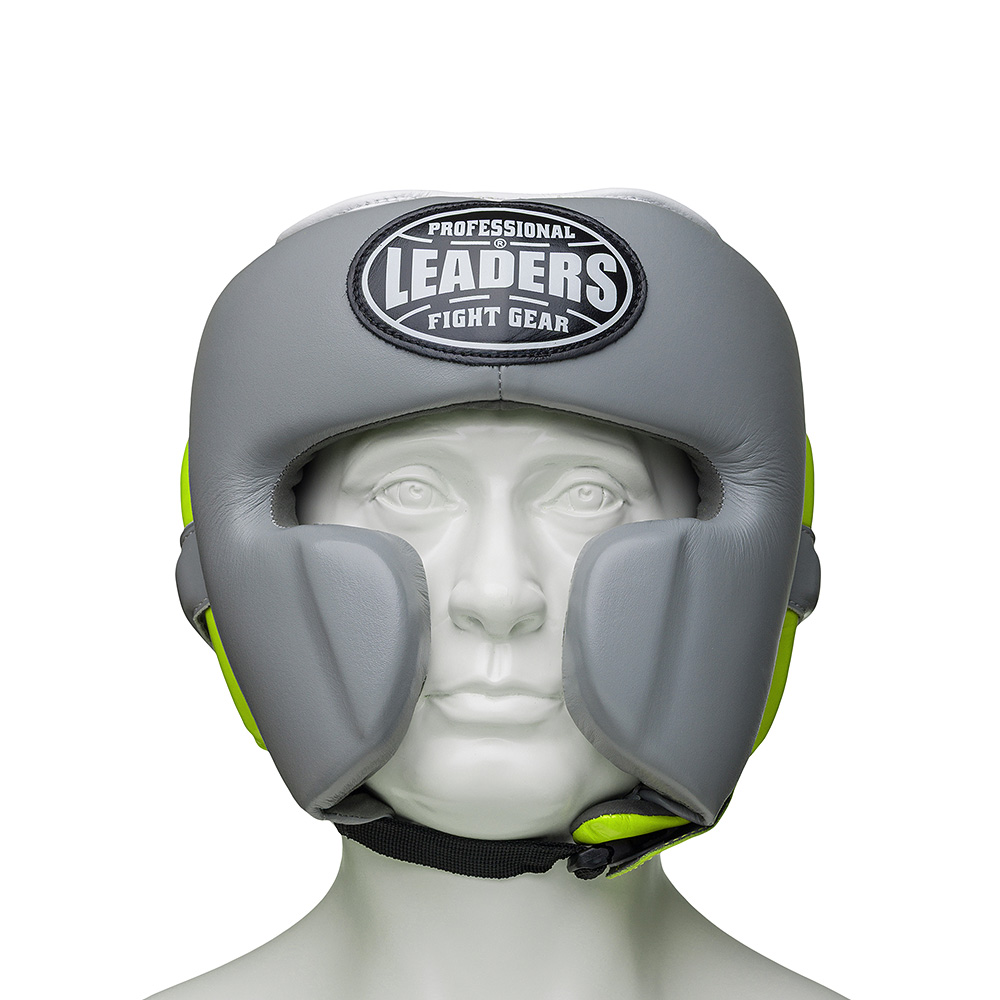  Шлем боксерский LEADERS MEX FANCY GR/GN 