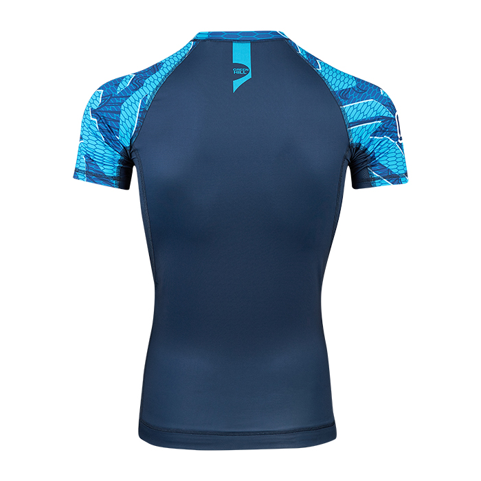  Рашгард GREEN HILL СОЮЗ ММА РОССИИ MMU-035 Синий 