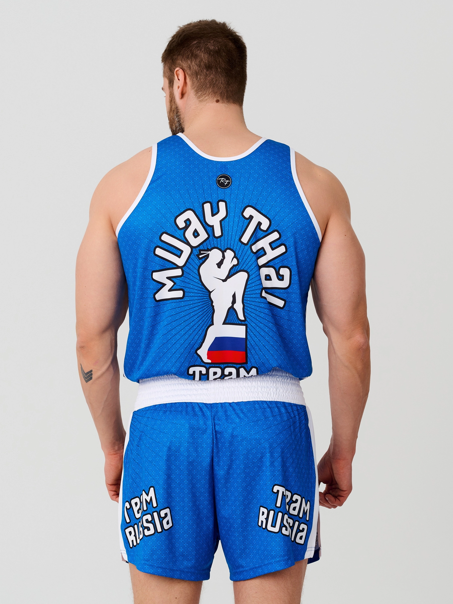  Майка тренировочная RFighter ФТБР-TEAM RUSSIA синяя 