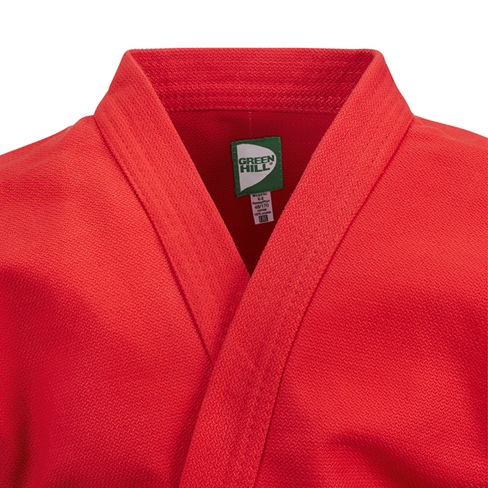   Куртка САМБО GREEN HILL Мастер FIAS Approved красная 