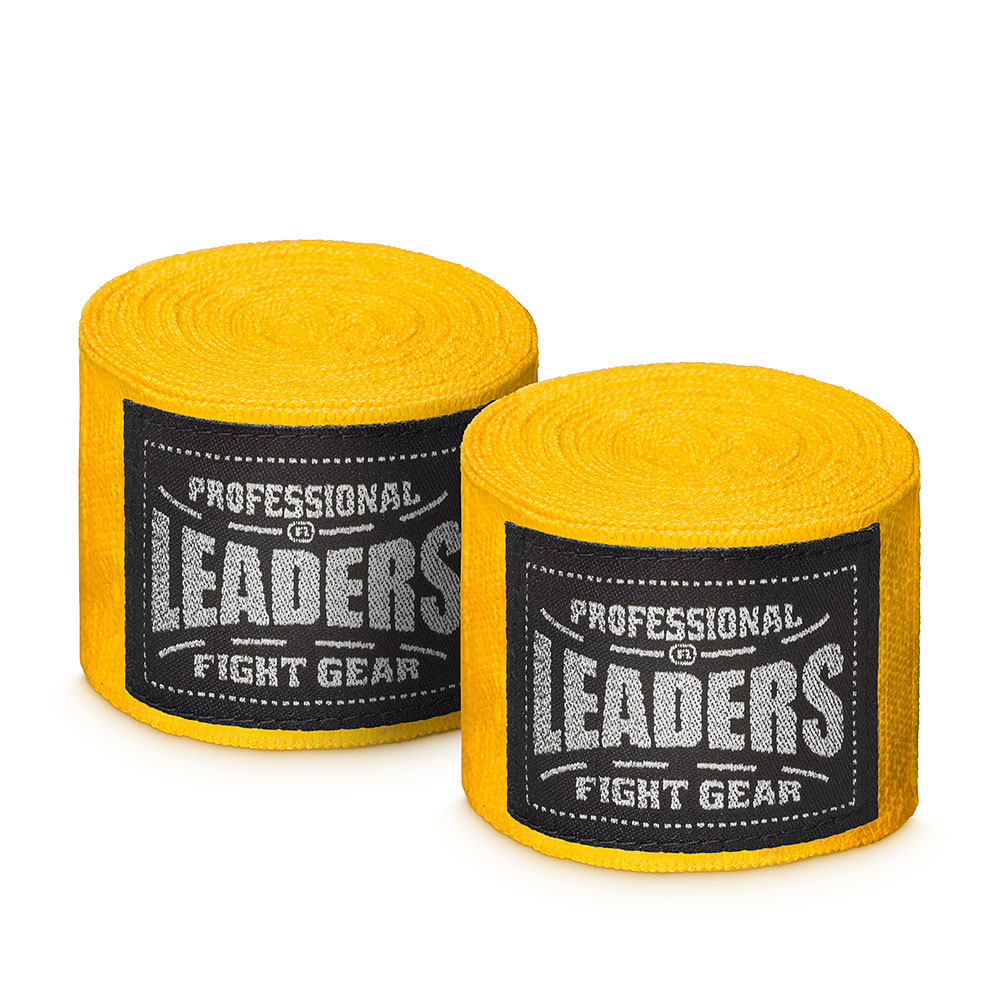 Бинты боксерские LEADERS Mexican желтые 