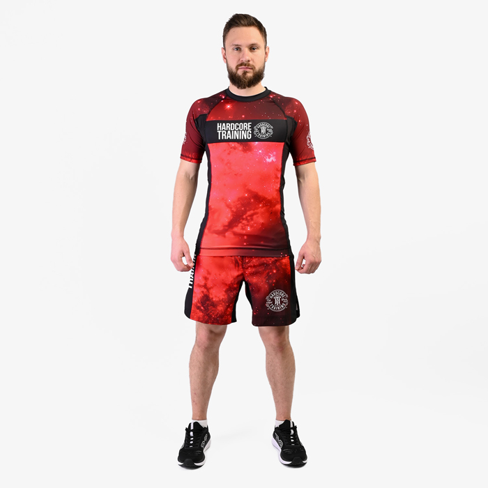  Рашгард Hardcore Training Space Red SS 