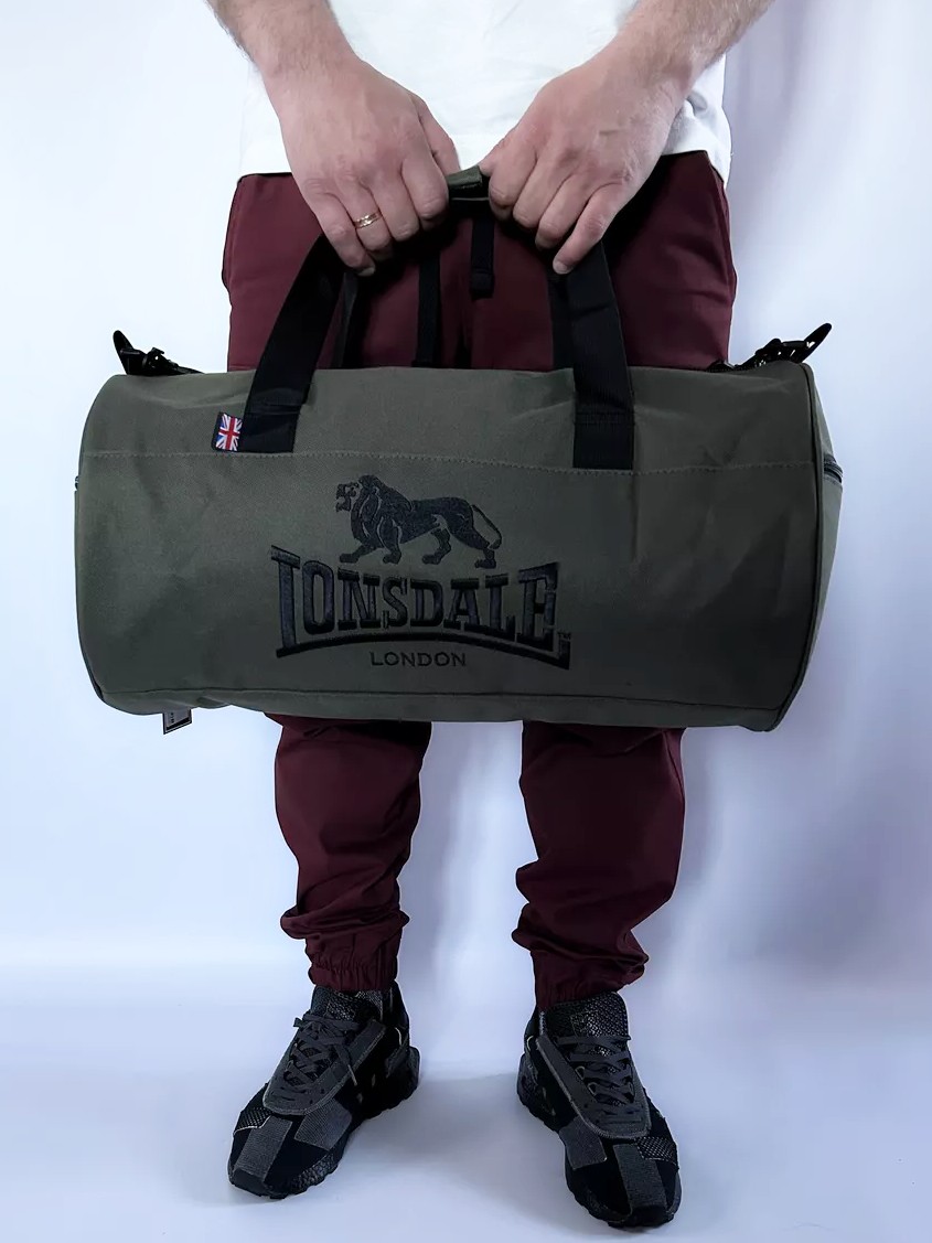 Сумка Lonsdale Barrel Bag 2 хаки — фото