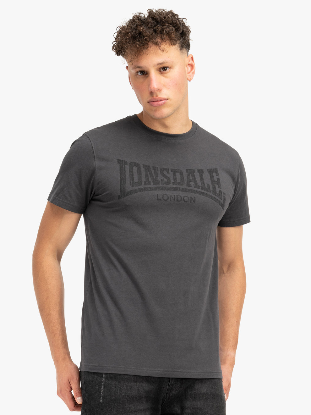  Футболка LONSDALE LOGO KAI Anthracite 