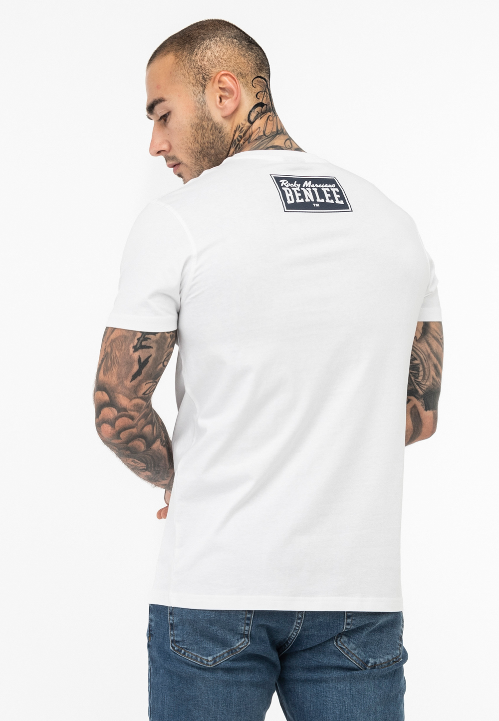  Футболка Benlee Rocky Marciano Logo белая 
