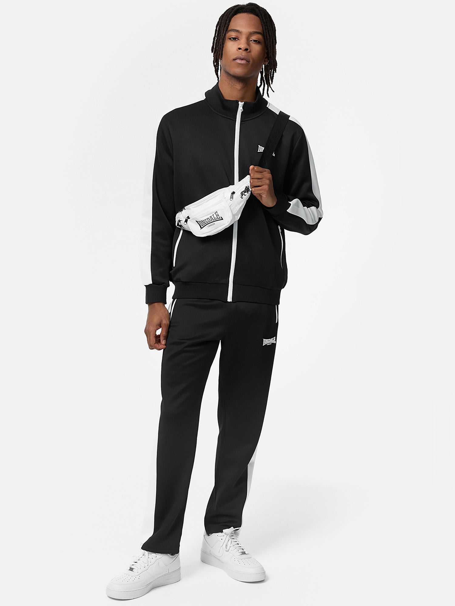  Сумка поясная Lonsdale HIP White/Black 