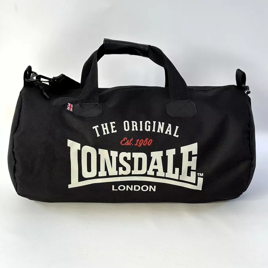  Сумка Lonsdale Big Barrel Bag черная 