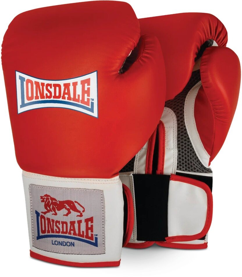  Боксерские перчатки Lonsdale Brantford красные 