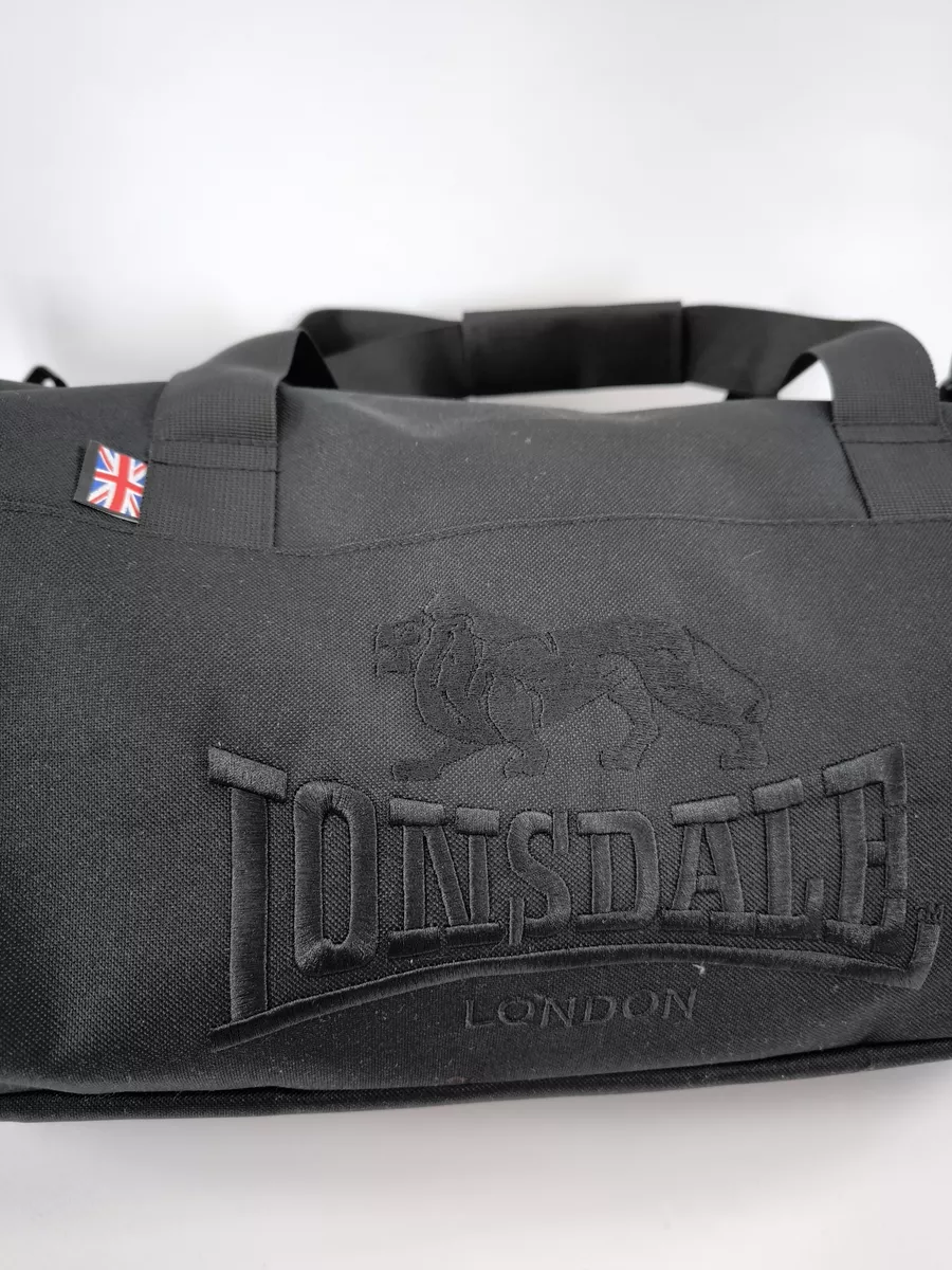 Сумка Lonsdale Barrel Bag 2 black / black 