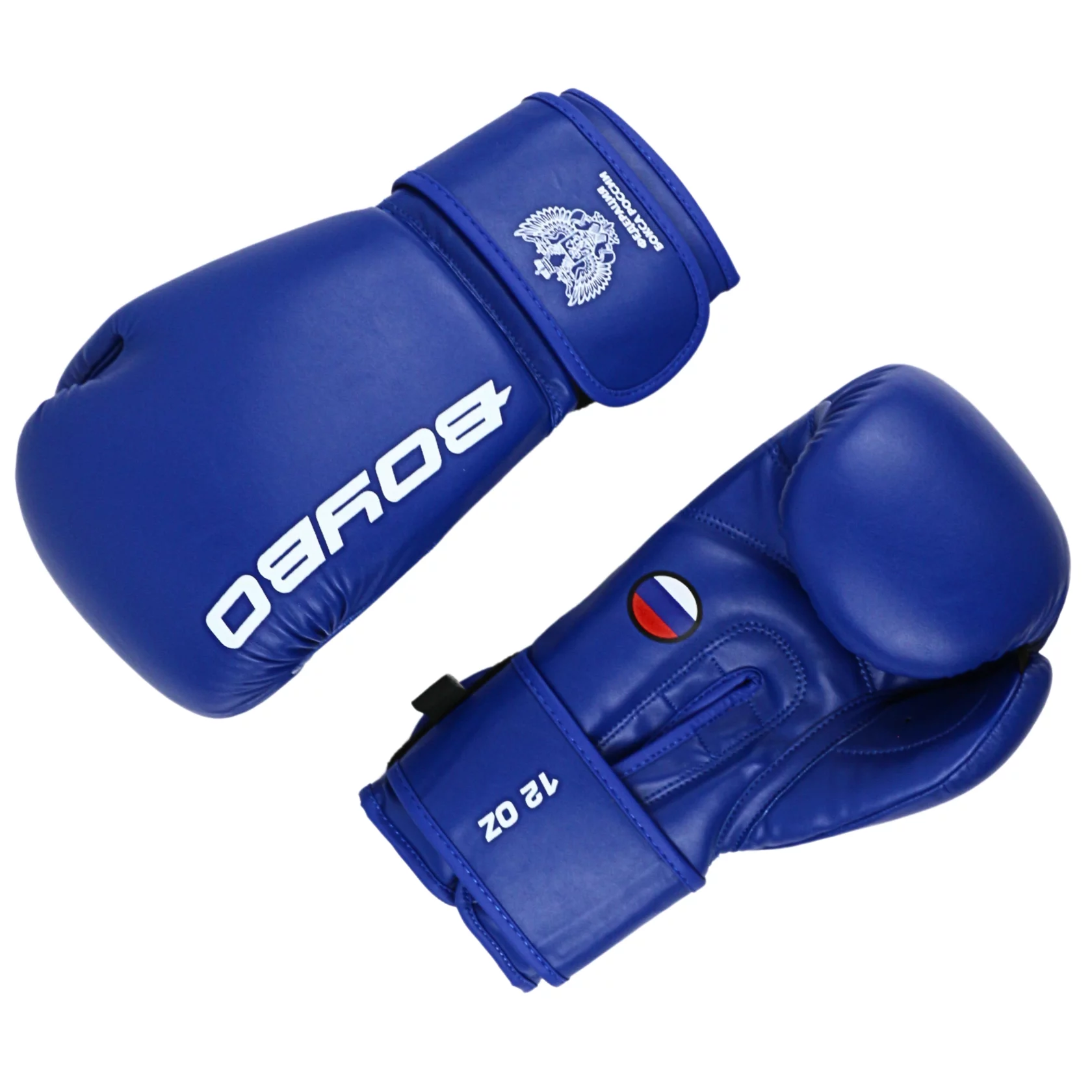  Боксерские перчатки BoyBo TITAN лицензированные синие 