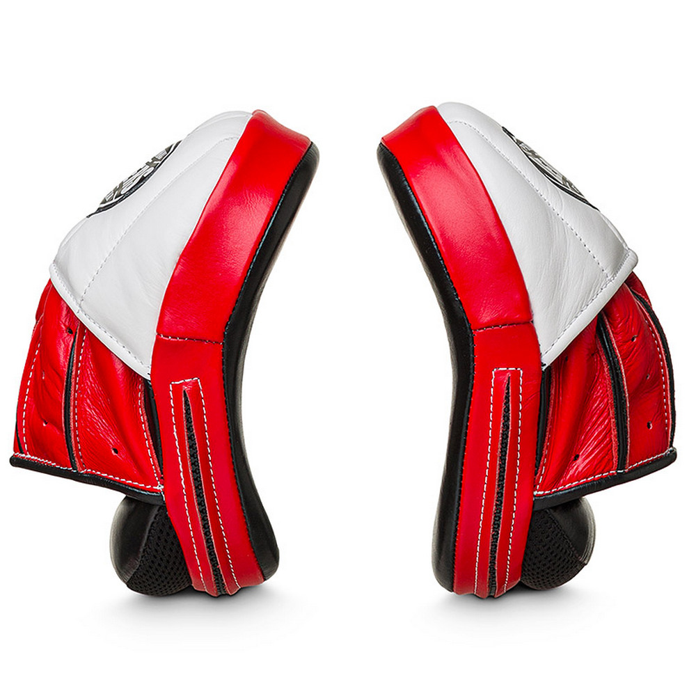  Лапы тренерские LEADERS TACTICAL BK/WH/RD 