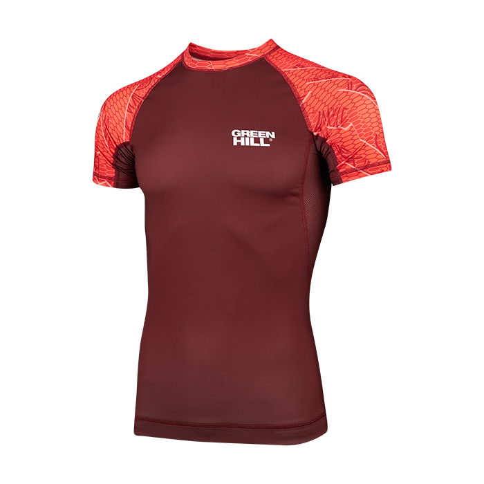  Рашгард GREEN HILL СОЮЗ ММА РОССИИ MMU-034 красный 