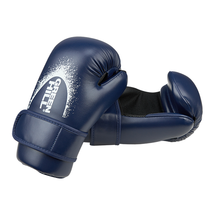  Перчатки GREEN HILL для поинтфайтинга кикбоксинга тхэквондо ITW синие 