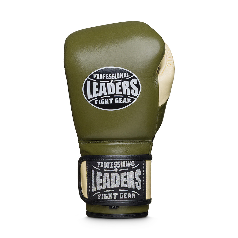  Перчатки боксерские LEADERS LS FANCY OLV/CR 