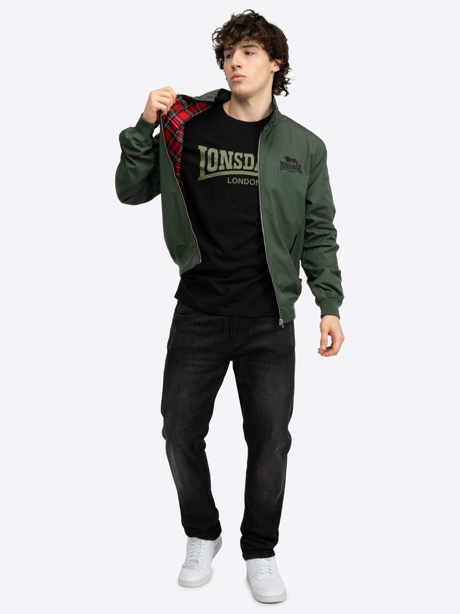  Куртка Харрингтон LONSDALE CLASSIC хаки 