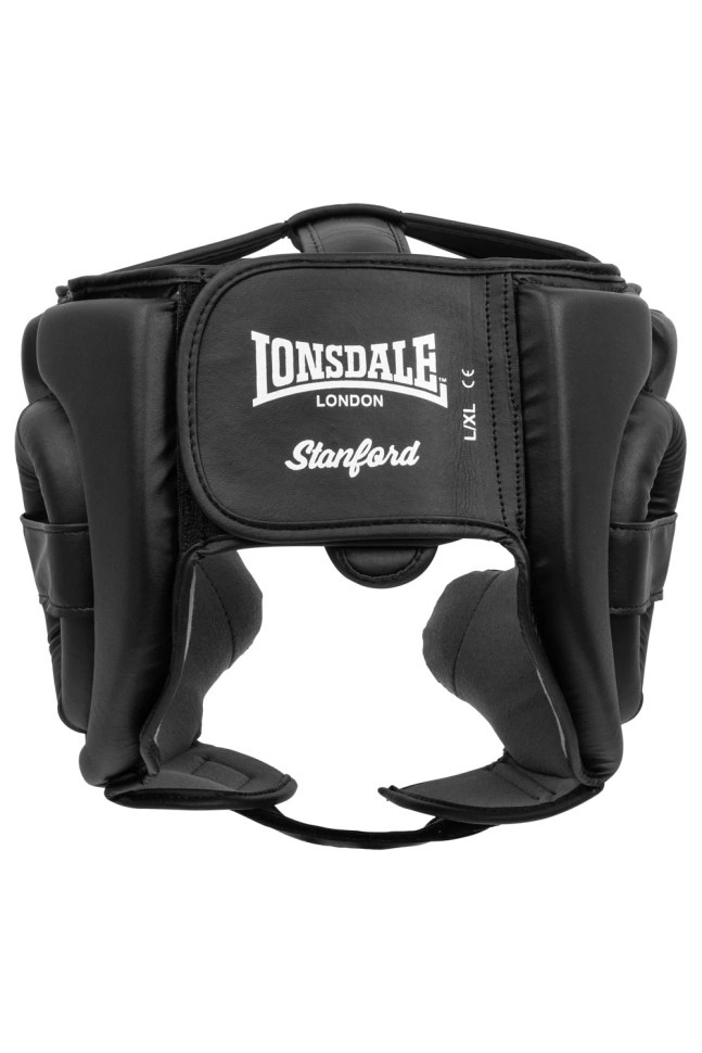  Боксерский шлем Lonsdale Stanford черный 