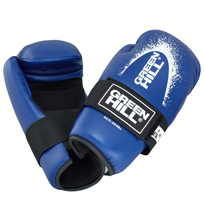  Перчатки GREEN HILL 7-contact синие 