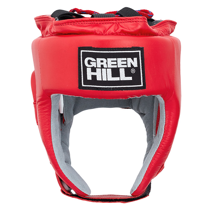  Боксерский шлем GREEN HILL TRAINING красный 