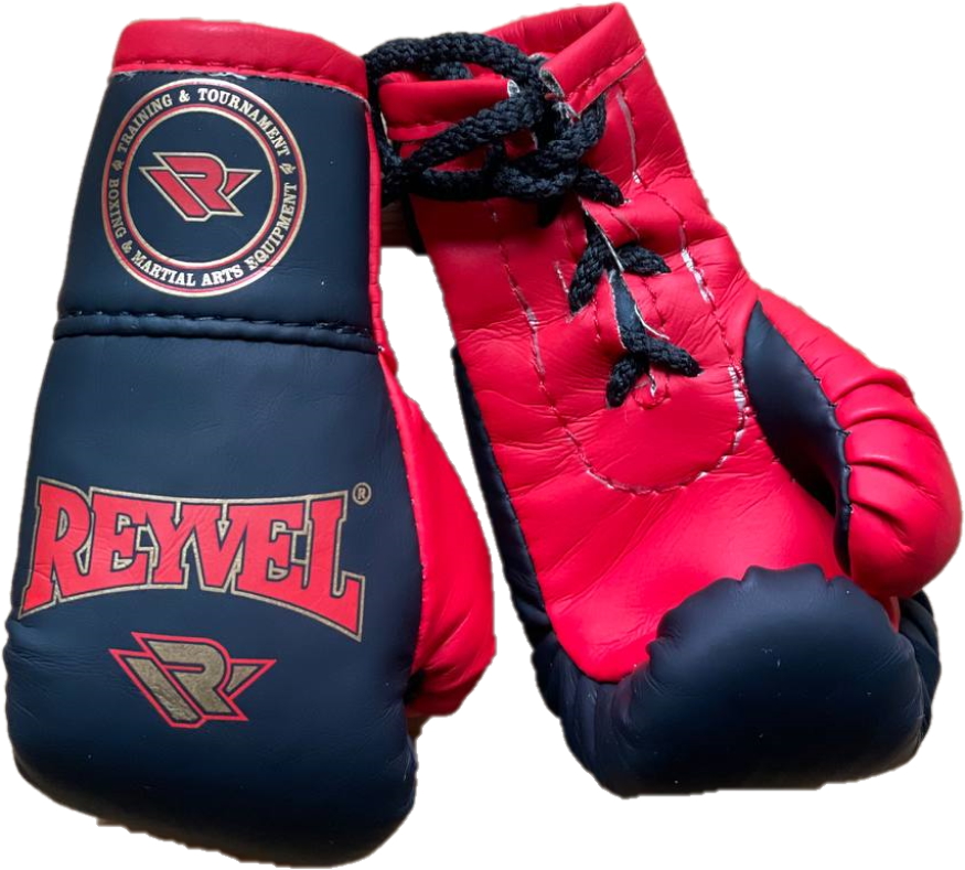  Брелок сувенирные перчатки Reyvel черно красные 