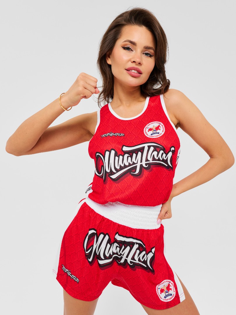  Майка тренировочная RFighter ФТБР-MT красная 