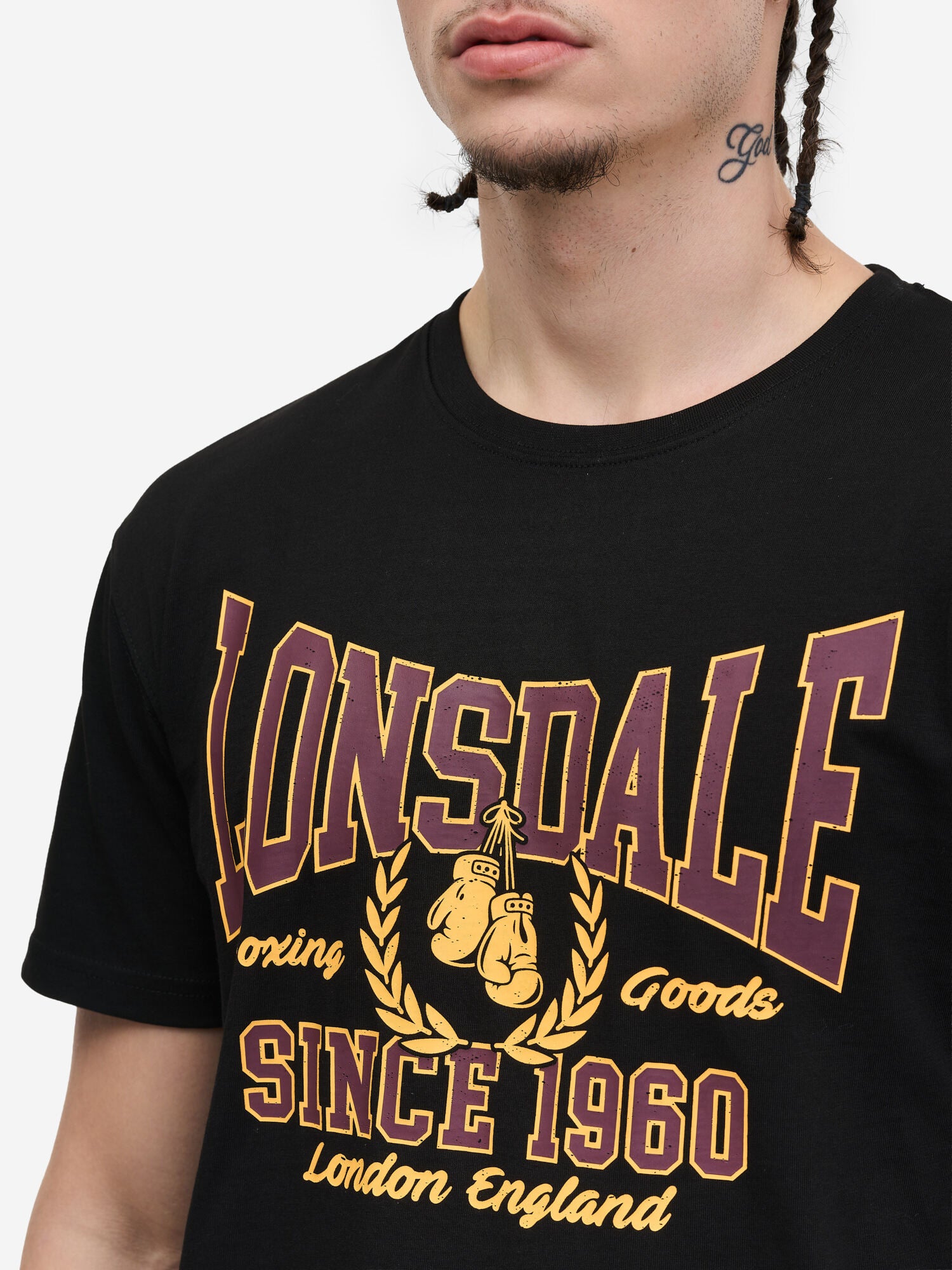  Футболка LONSDALE AYCLIFFE, цвет Black 