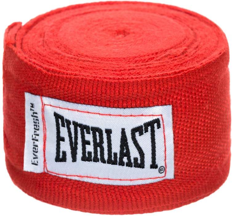  Бинты Everlast HAND WRAPS 2.5 м эластичные красные 