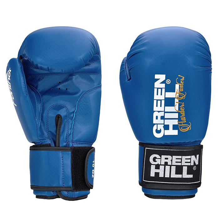 Боксерские перчатки Green Hill PANTHER синие 