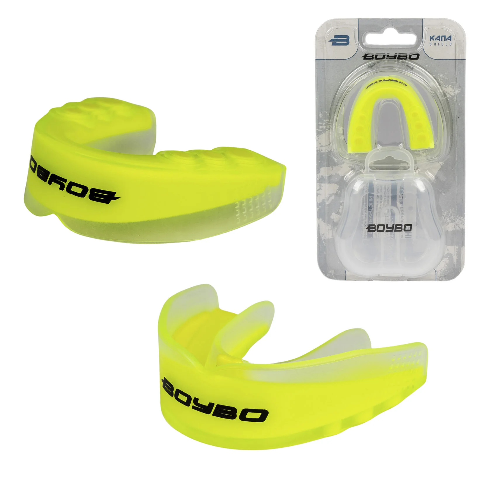 Капа BoyBo Shield BS200 Premium неоновая 