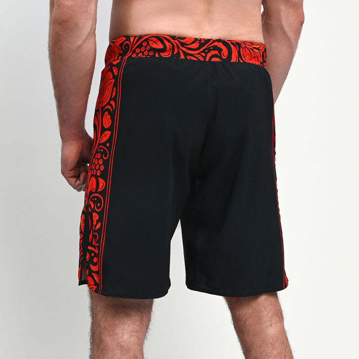  Шорты Hardcore Training Russian Pattern Black/Red 