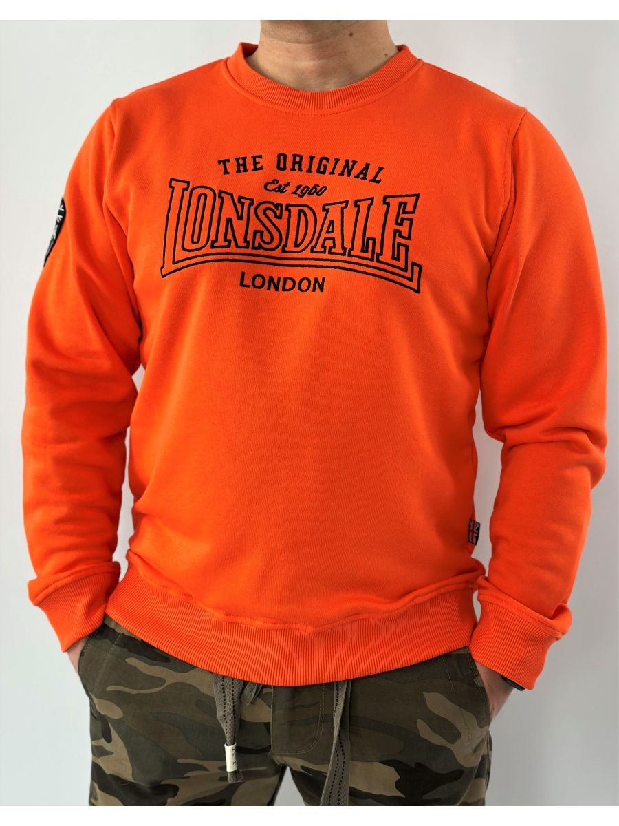  Свитшот Lonsdale Big Logo The Orig оранжевый 