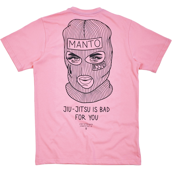  Футболка Manto x KTOF Balaclava Pink 